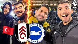 İlk Kez Premier League İzledim🔥| Fulham vs. Brighton | Ferdi’yle tanıştık | İngiltere Stadyum Vlog