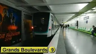 Гран-Бульвар | линия 9 : Парижский метрополитен ( RATP MF01 )