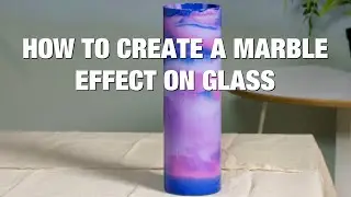 How to make the most of upcycled lamps with leftover paint with marbling glass ideas and techniques