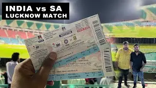 INDIA vs SOUTH AFRICA INVITATION || LUCKNOW