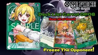 Carrot Op08 Leader Deck List - Rest Them All! - Mink Tribe Deck - One Piece TCG ITA