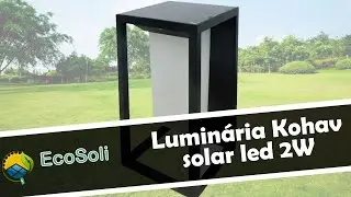 Lumin&aacute;ria Kohav solar led 2W - Ecosoli