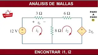✅Como hacer un análisis de malla  paso a paso | ✅Problema 3.46 Alexander Sadiku