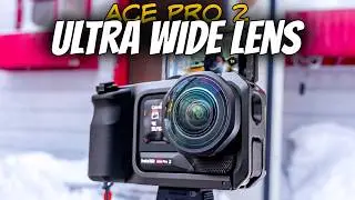 Этот объектив обеспечивает угол обзора 189&deg; на камере Ace Pro 2.