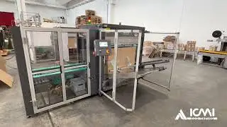 ICM-F655 case erector combined to Mercury case sealer
