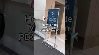 How to take MAX light rail from Portland International Airport