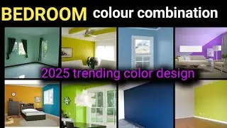 Bedroom colour design 2025 | interior wall texture design | best room colour design