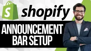 Как настроить панель объявлений в Shopify