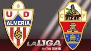 Gol de Ferran Corominas (1-1) en el UD Almer&iacute;a - Elche CF - HD