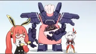 崩壊3rd 公式アニメ 人形学園 #6 学園に巨大ロボ現れたらどうする？