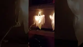 Causing Static w/ Fanatic  Haunted house . outside decor