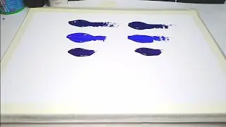 Tonight is Full Moon / Abstract / Acrylic Painting on Canvas / Daily Art / #63