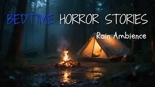 Scary Stories to Fall Asleep to & Relaxing Rain Sounds | Black Screen | EP #04 | Midnight Lullaby