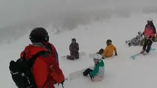 4K Фрирайд в Приисковом со Snowlab в метель и буран