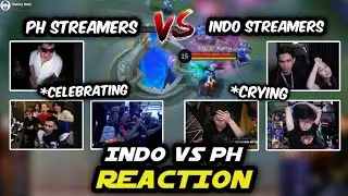 Indo Streamers vs PH Streamers Reaction after Onic PH WON the 5th World Title for the Philippines! 😮