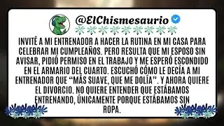 Invit&eacute; a mi entrenador a hacer la rutina en mi casa para celebrar mi cumplea&ntilde;os.