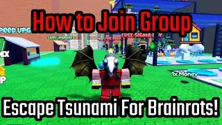 How to Join Group in Escape Tsunami For Brainrots! Roblox