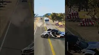 Realistic Highway Car Crashes #328