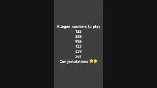 Grab your pen🍀🍀, grab your paper write these numbers down.#youtubeshorts #trending