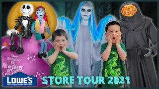 Lowes Halloween Store Tour | Halloween Animatronics 2021 | Halloween Inflatables | Halloween Decor
