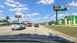 Downtown Tampa to Rays Game Timelapse Drive