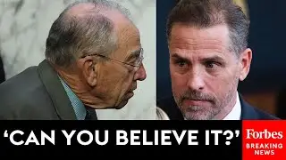 JUST IN: Grassley Blasts DOJ's 'Continued Failure' Relating To Hunter Biden Probe