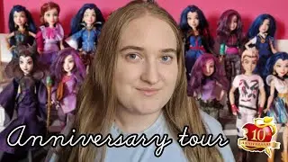 Descendants dolls collection tour anniversary edition 🍎✨️
