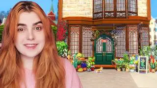 I Built A Flower Shop In The Sims 4