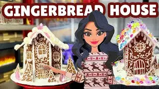 Gingerbread House out of Paper For My Dolls | Doll Crafts #dollcrafts #barbie #papercraft