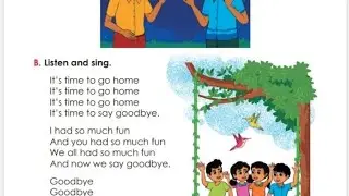 Class 3 English | Unit 1 | Lesson 5 | Goodbye  2 ( Book 2024 )