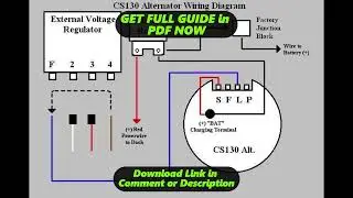 [DIAGRAM] Delco Remy Cs130 Alternator 3 Wire Diagram