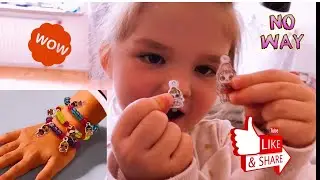 Ариэлла делает браслеты ЛОЛ - LOL Surprise Charm Bracelets