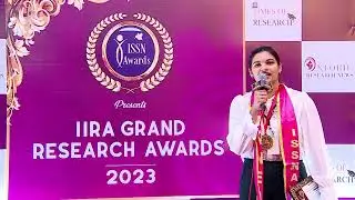 Dr. Kavya Maheesan , Conservatieve dentistry, shared his experience of IIRA 2023
