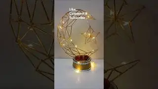 Day 7/15 DIY🤯 Ramadan Decoration Geometric🌙⭐ #shorts #crafts #ramadan #pinterestaesthetic #trending