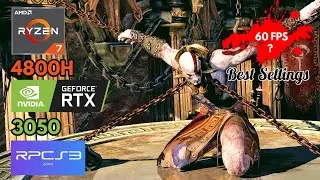 RPCS3 0.0.19 - God Of War : Ascension Game Test in Tuf A17 | Ryzen 7 4800H | RTX 3050 | 60 FPS?