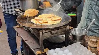 Rajasthan രാജസ്ഥാനിലെ പ്രശസ്തമായ എഗ്ഗ് ഓംലറ്റ് street food egg omlet  Ajmer street food | #mhkmakers