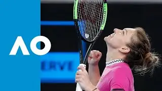 Simona Halep v Kaia Kanepi match highlights (1R) | Australian Open 2019