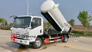 Multifunction ISUZU 8CBM gully emptier for sale