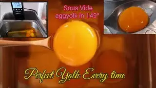 HOW TO MAKE   PERFECT  SOUS VIDE EGGYOLK