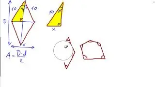 Trigonometría. 4º de ESO. Área de un rombo conocido lado y un ángulo.