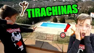 DIANA CON TIRACHINAS DESDE EL TEJADO