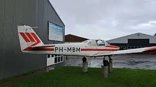 Martinair Fuji FA-200-160 at Groningen Airport Oostwold