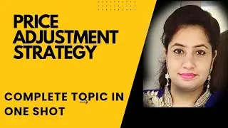 Price adjustment strategy #marketingmanagement #bba #mba #b.com #m.com #marketing 