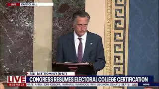 APPLAUSE: Romney Delivers Scathing Speech In Electoral College Certification | NewsNOW from FOX