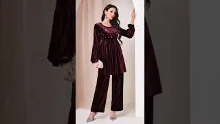 Beautiful Velvet Short Frock Designs//Velvet Short Frock Design Ideas #velvetshortfrocks#shortfrock