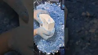 Pure White Chalk ASMR Crush Video #viral #asmr #satisfying