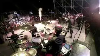 Mario Ok Ya&ntilde;ez with Americo en Bermejo Bolivia solo timbal.