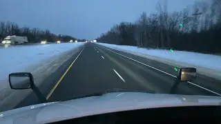 Tuesday morning trip from Port Hope, ON to Lancaster, ON passing Kingston, ON, is🥶🥶🥶🥶🥶🥶 🥶🧊🥶🥶🧊🥶🧊
