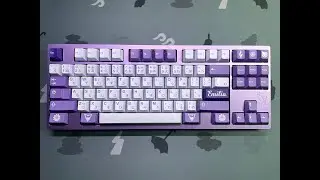 Nika Built with Vintage Cherry MX Blacks on Aluminum Plate Sound Test