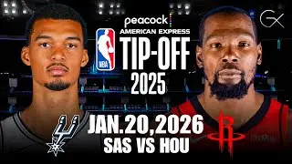 SPURS VS ROCKETS | LIVE NBA Game Play-By-Play Reaction & Scoreboard